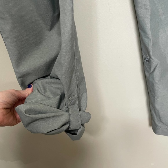The North Face Horizon 2.0 Pant Light Weight Mid Rise Relaxed Fit Gray 12 short - Picture 3 of 10
